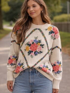 Vintage knit sweater